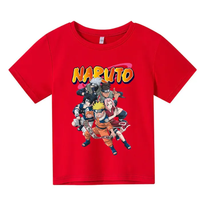 Áo thun trẻ em NARUTO 1, 4 màu, có size người lớn, Anam Store