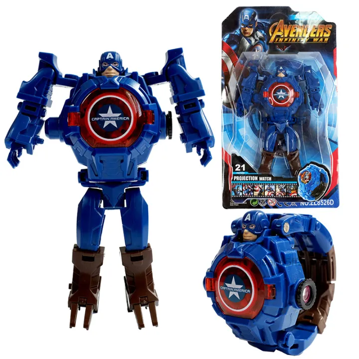 Đồng Hồ Chiếu 3D Thời Trang Cho Trẻ Em Đồng Hồ Biến Hình Robot Quà Tặng Đồ Chơi Đồng Hồ Trẻ Em Đồ Chơi Cho Trẻ Em Bé Trai Bé Gái Điện Tử Biến Dạng Chiếu 3D GHYY-VN