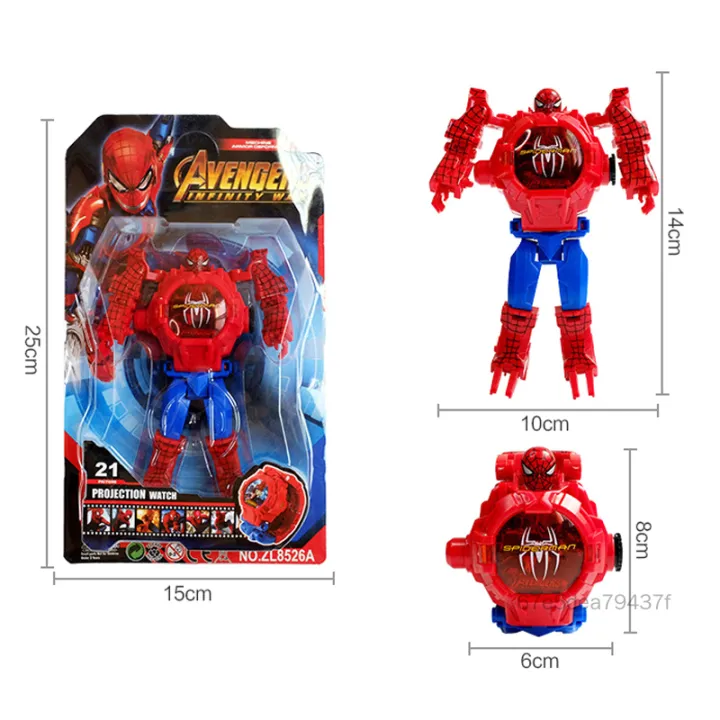 Đồng Hồ Chiếu 3D Thời Trang Cho Trẻ Em Đồng Hồ Biến Hình Robot Quà Tặng Đồ Chơi Đồng Hồ Trẻ Em Đồ Chơi Cho Trẻ Em Bé Trai Bé Gái Điện Tử Biến Dạng Chiếu 3D GHYY-VN