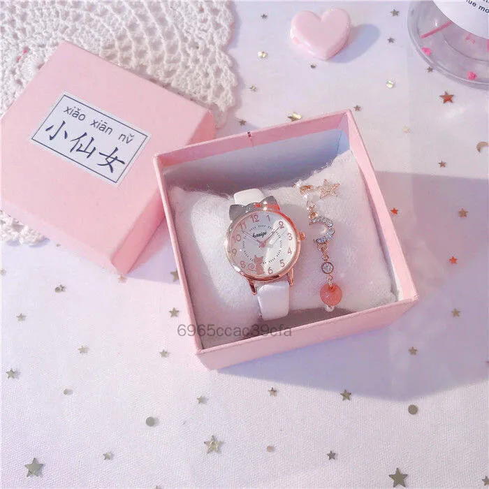 Đồng hồ dạ quang chống thấm nước cho bé gái - Đồng hồ mẫu giáo dễ thương cho bé 10 tuổi