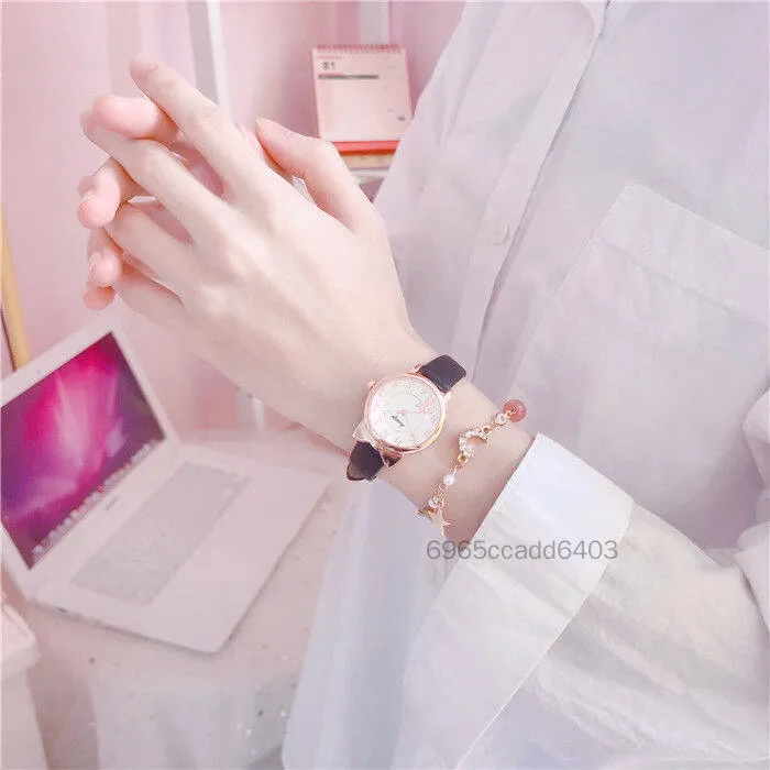 Đồng hồ dạ quang chống thấm nước cho bé gái - Đồng hồ mẫu giáo dễ thương cho bé 10 tuổi