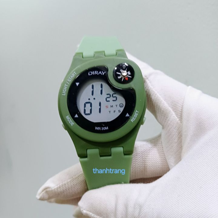 Đồng hồ điện tử trẻ em Diray la bàn cao cấp nhiều màu, xinh đẹp cá tính( GenZ) chống nước, bảo hành, lỗi 1 đổi 1