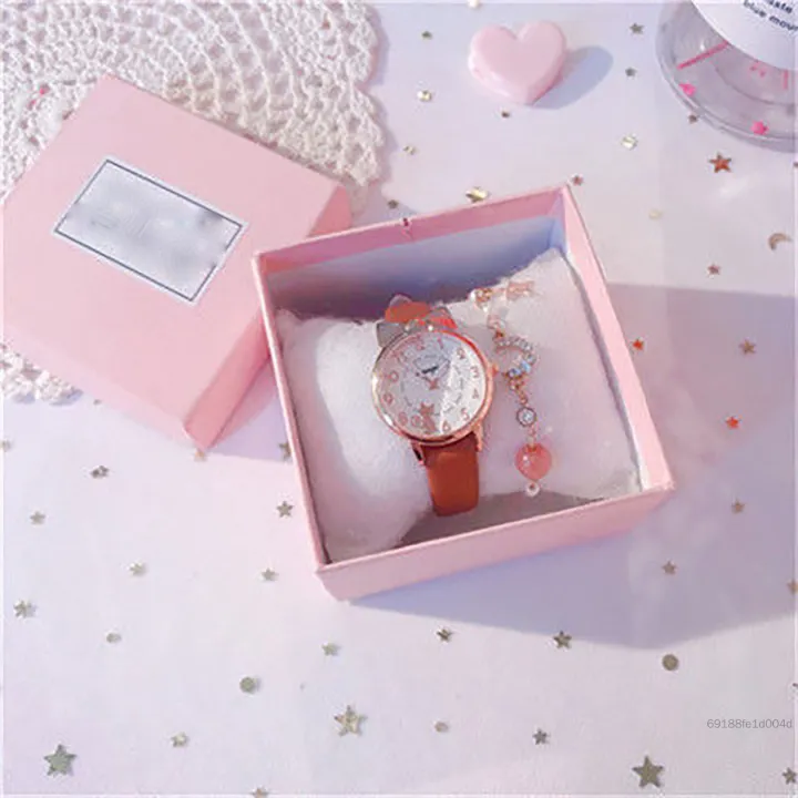 Đồng hồ quà tặng sinh nhật dành cho trẻ em Cô gái mười tuổi học sinh học mẫu giáo AERH-VN