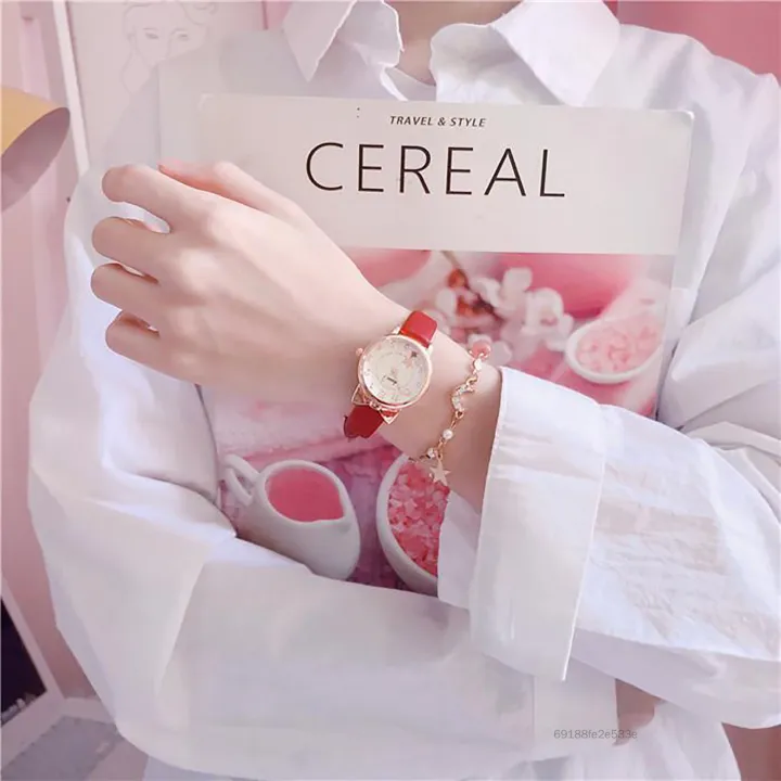 Đồng hồ quà tặng sinh nhật dành cho trẻ em Cô gái mười tuổi học sinh học mẫu giáo AERH-VN