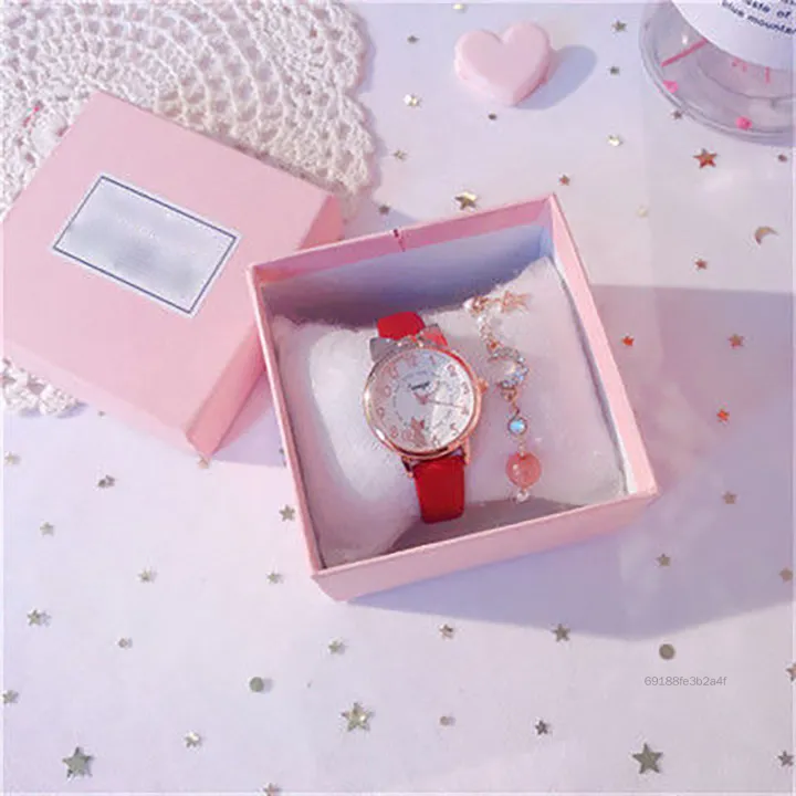 Đồng hồ quà tặng sinh nhật dành cho trẻ em Cô gái mười tuổi học sinh học mẫu giáo AERH-VN