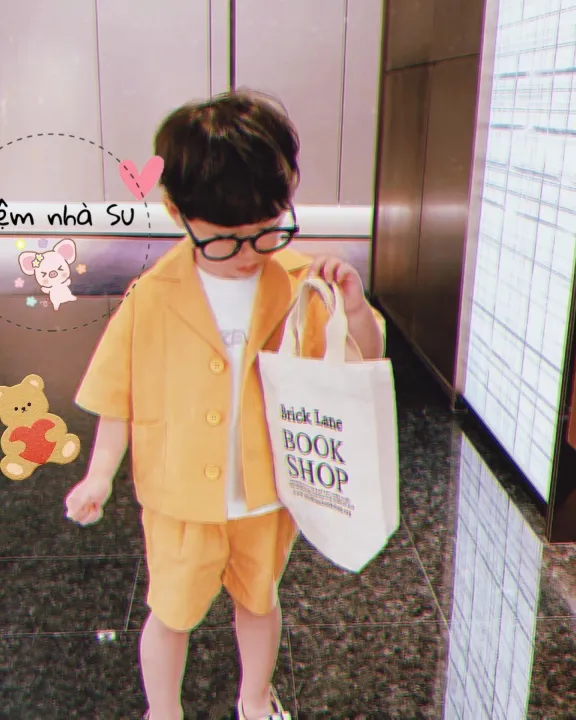 Quần áo bé trai - Bộ quần áo kiểu giả vest cho bé trai, bé gái. Phong cách Hàn quốc siêu kute (08-20kg) - TIỆM NHÀ SU