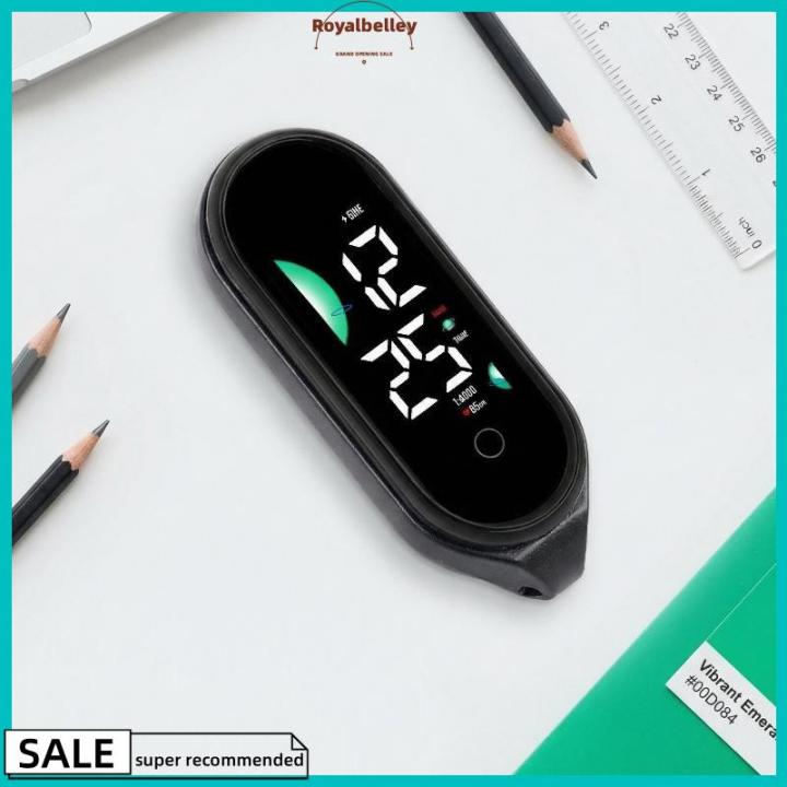 【ROYALBELLEY】 Mặt dây chuyền đồng hồ kỹ thuật Số Tối giản với màn hình phát sáng để truy cập thời gian nhanh chóng trong trường học hoặc du lịch