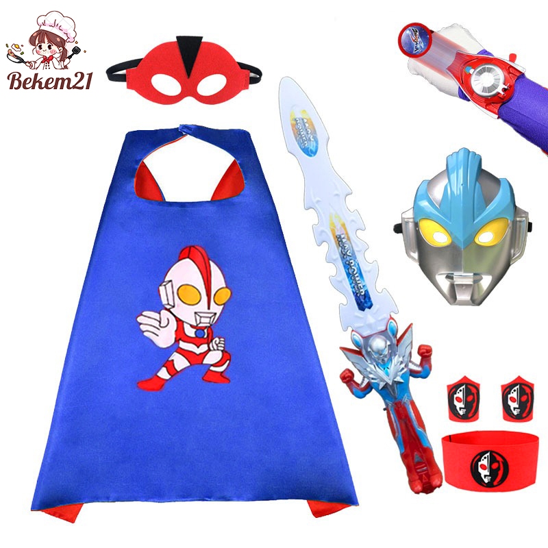 Bộ Trang Phục Siêu Anh Hùng Nhí Kèm Áo Choàng Thần Tốc