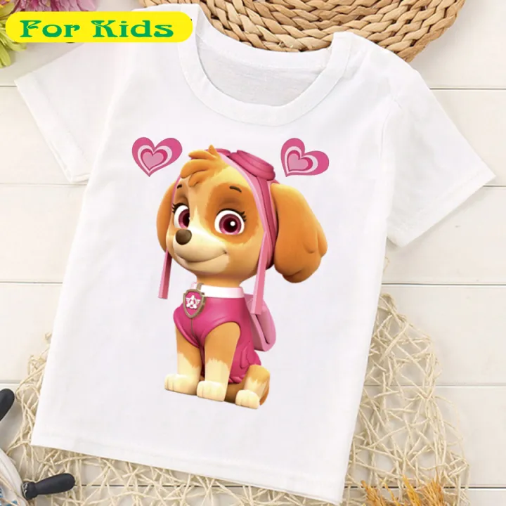 [ Đủ Size ] Áo thun đội chó cứu hộ Paw Patrol tay ngắn cho bé trai bé gái cực kool