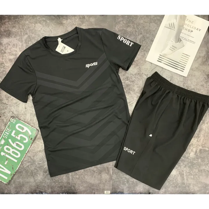 Đồ Bộ Quần Áo Thể Thao Nam Mùa Hè Chất Thun Lạnh Co Giãn 4 Chiều BTT01